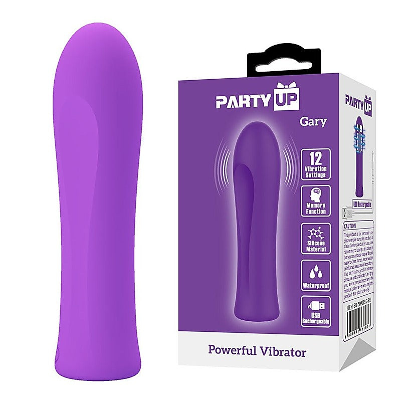 GARY USB Rechargeable Bullet Massager by Party Up - Bullet Vibrators