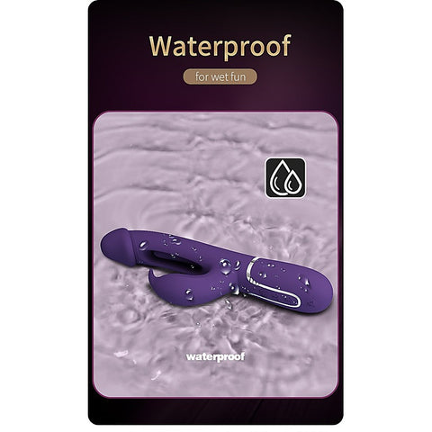 DAVID Swinging Rechargeable Rabbit Vibrator by Party Up - Rabbit Vibrators