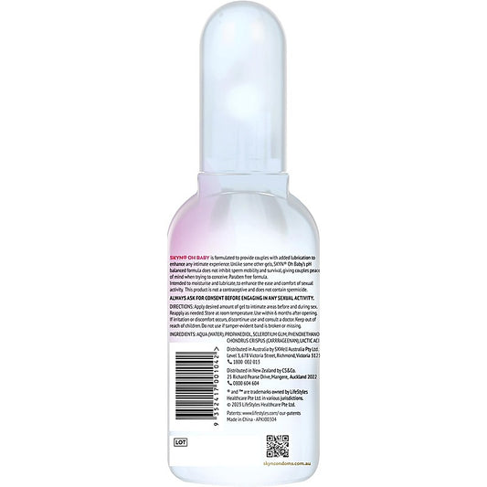 SKYN Oh Baby Vaginal Gel 80ml - Delay and Excite Sprays