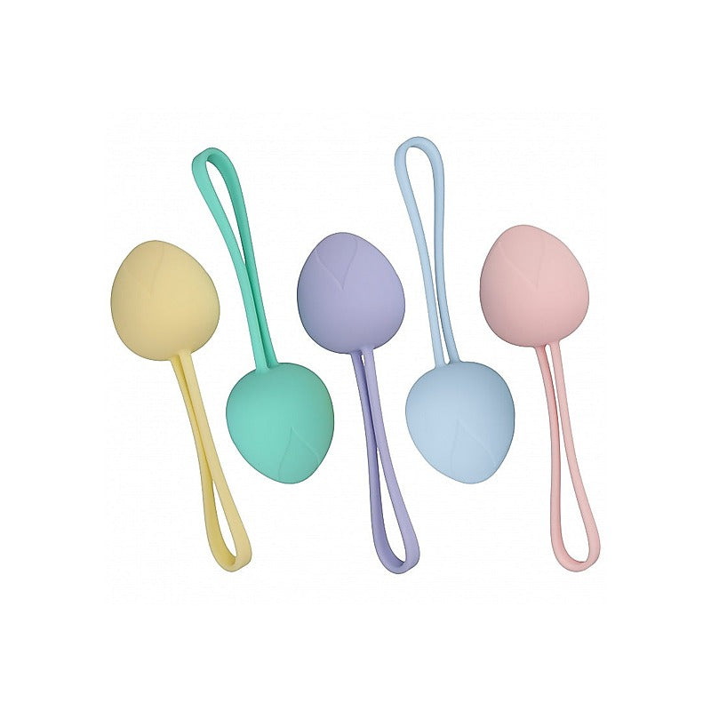 Shots Toys LOVELINE PelviFit Coloured Kegel Kit - Love Eggs and Kegel Exercisers