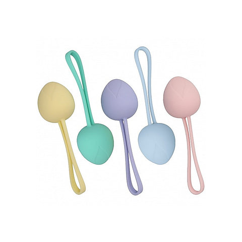 Shots Toys LOVELINE PelviFit Coloured Kegel Kit - Love Eggs and Kegel Exercisers