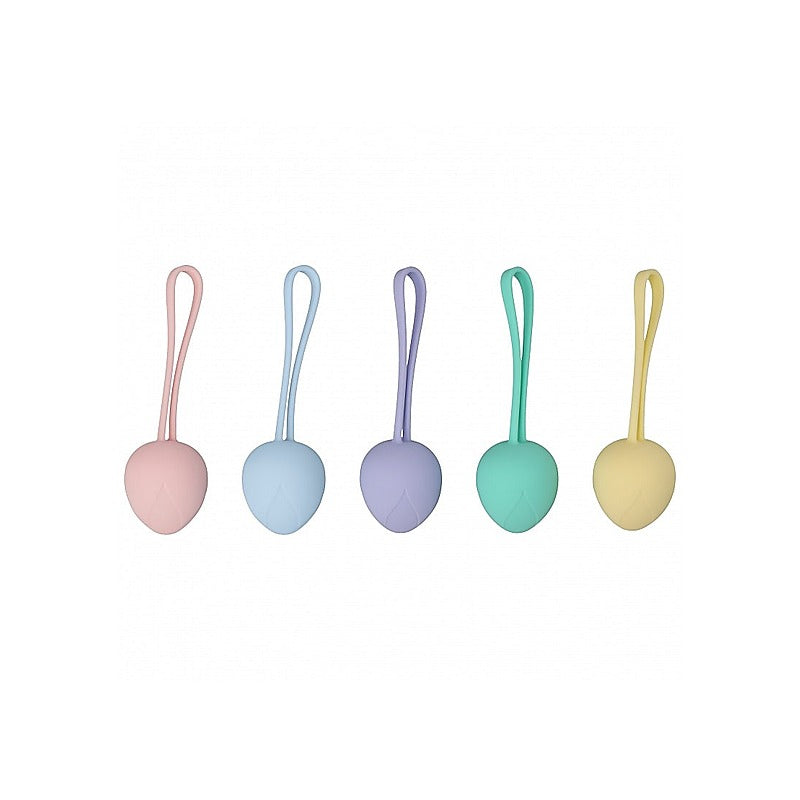 Shots Toys LOVELINE PelviFit Coloured Kegel Kit - Love Eggs and Kegel Exercisers