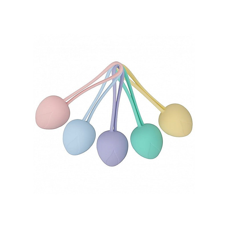 Shots Toys LOVELINE PelviFit Coloured Kegel Kit - Love Eggs and Kegel Exercisers
