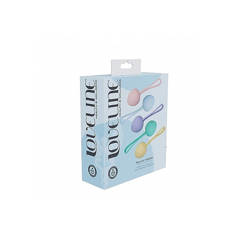 Shots Toys LOVELINE PelviFit Coloured Kegel Kit - Love Eggs and Kegel Exercisers