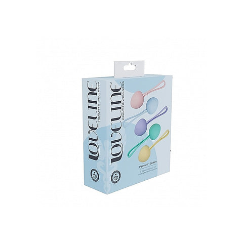 Shots Toys LOVELINE PelviFit Coloured Kegel Kit - Love Eggs and Kegel Exercisers