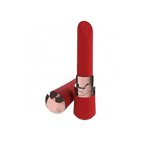 LOVELINE Dahlia Rechargeable Lipstick Vibrator by Shots Toys - Personal Massagers