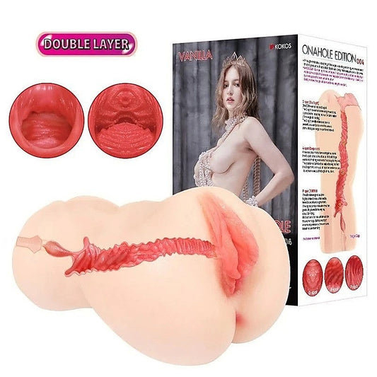 Kokos Vanilla Onahole 004 Dual Layer Vagina Stroker - Masturbators and Strokers