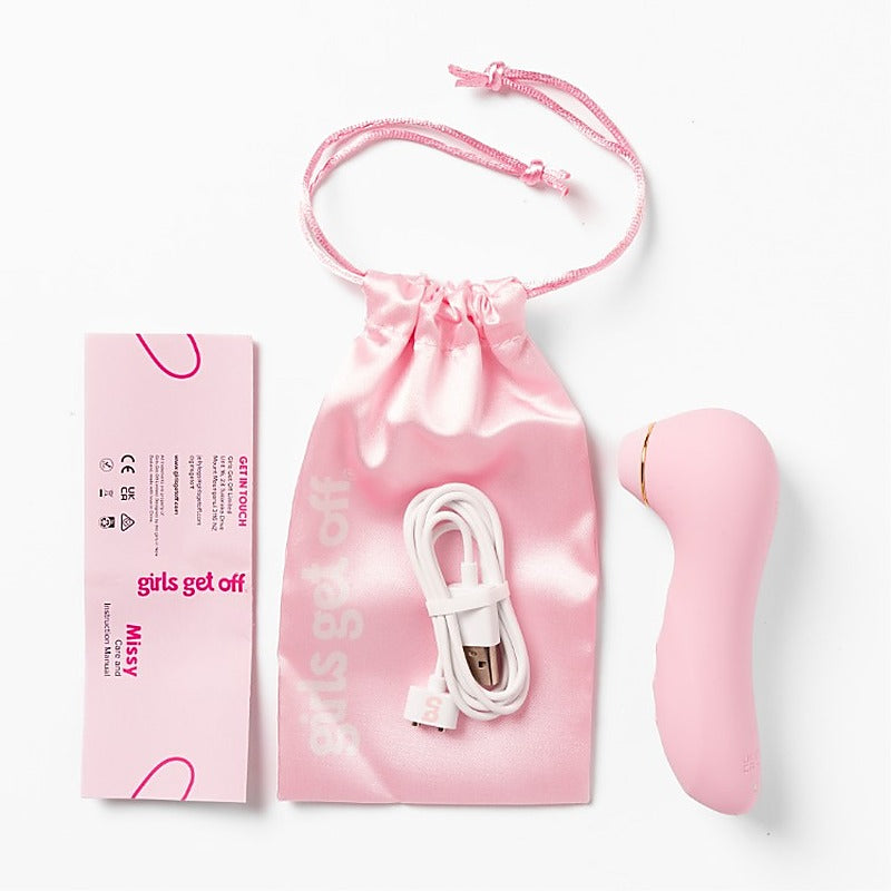 Missy Air Pulse Clitoral Stimulator by Girls Get Off - Clit Ticklers and Pulsators