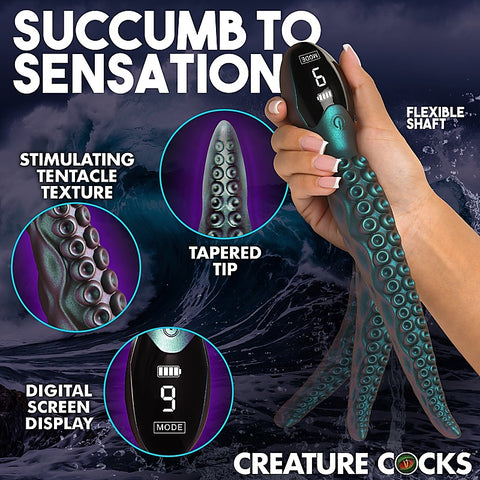 Tentavibe Silicone Vibrator by Creature Cocks - Vibrating Dildos