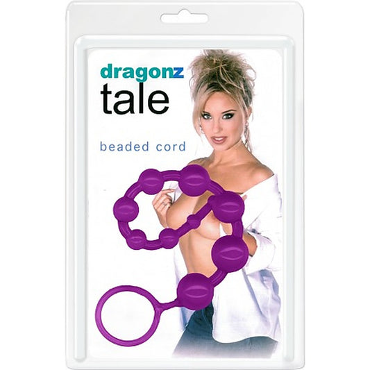 Seven Creations Dragonz Tale Anal Play Beads Lavender - Anal Beads and Balls