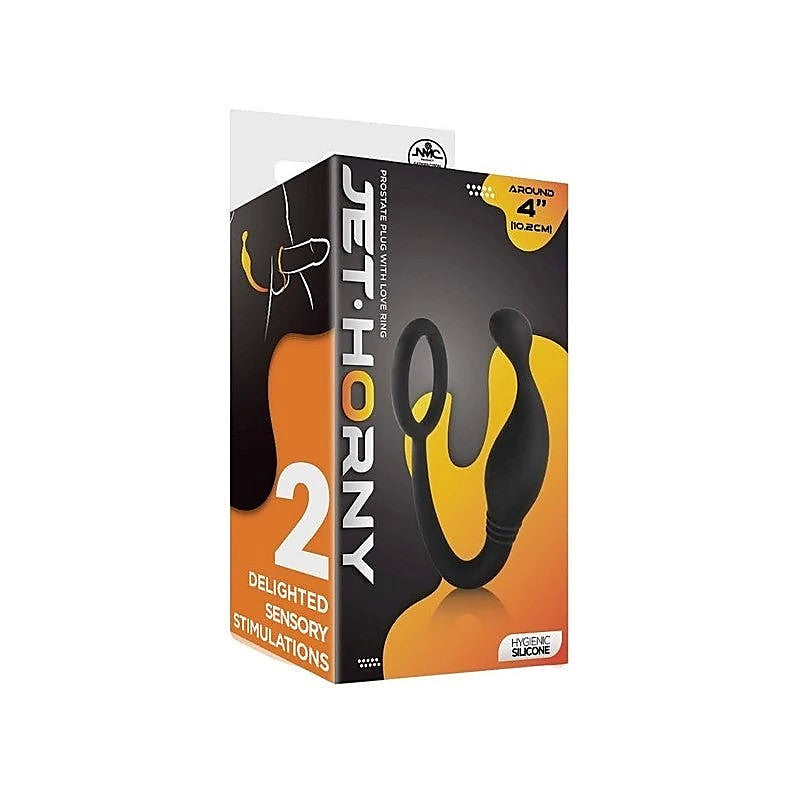 Excellent Power Prostate Plug with Love Ring - Prostate Toys
