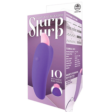 Excellent Power Slurp Slurp Adult Tongue Stimulator - Finger and Tongue Vibrators
