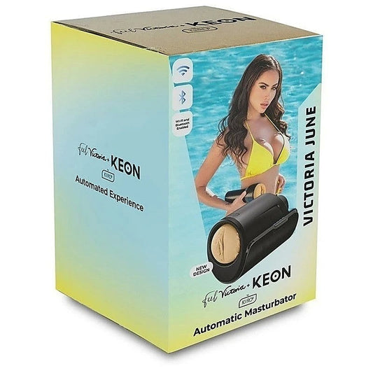 Kiiroo Keon WiFi Combo Set With Feel Victoria June Stroker - Masturbators and Strokers