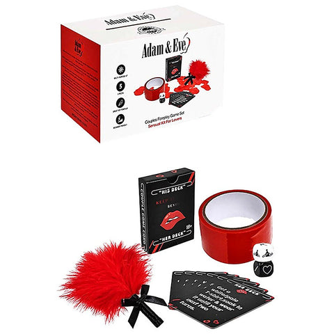 5 Piece Couples Foreplay Card Game Kit by Adam & Eve - Sex Games, Coupons and Tricks