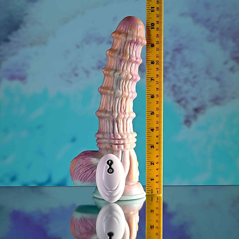 FANTASY Vibrating Dildo with Remote by Evolved - Vibrating Dildos