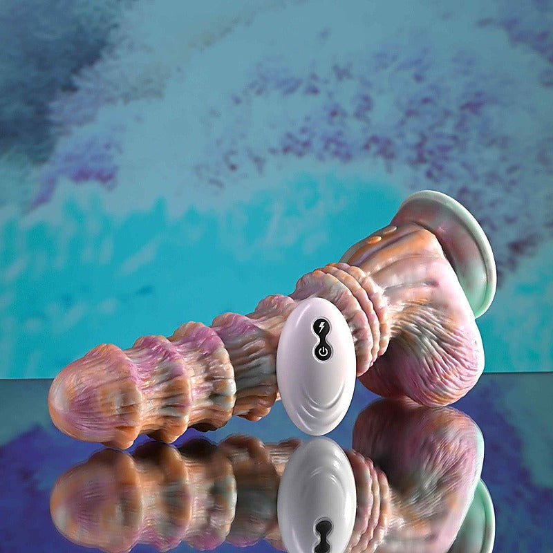 FANTASY Vibrating Dildo with Remote by Evolved - Vibrating Dildos