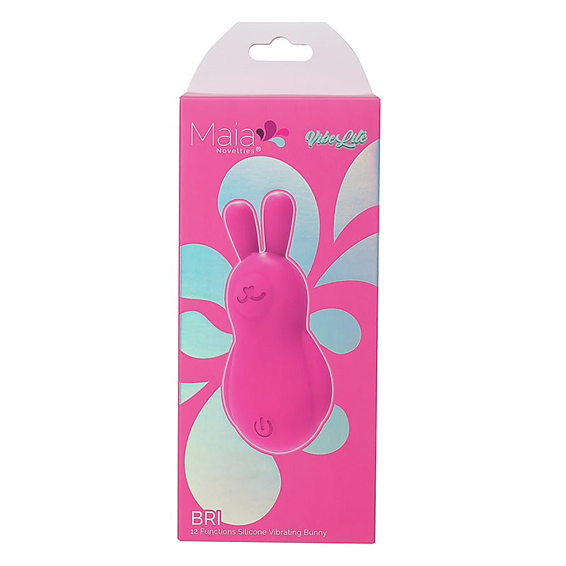 Maia BRI USB Rechargeable Vibrating Bunny Bullet - Bullet Vibrators
