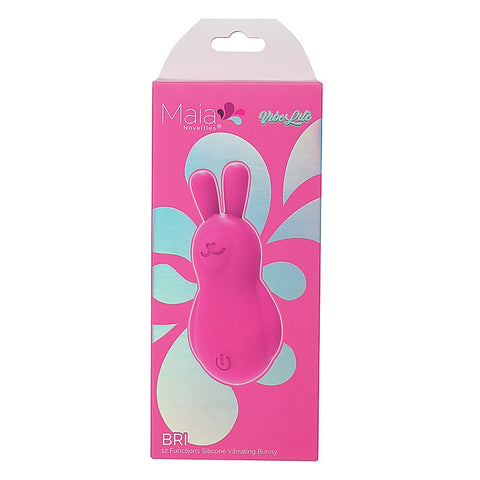 Maia BRI USB Rechargeable Vibrating Bunny Bullet - Bullet Vibrators