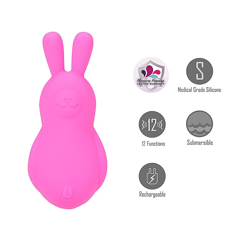 Maia BRI USB Rechargeable Vibrating Bunny Bullet - Bullet Vibrators