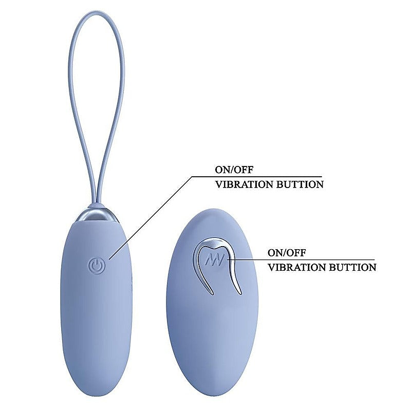 Rechargeable Vibrating Egg with Remote by Party Up - Love Eggs and Kegel Exercisers