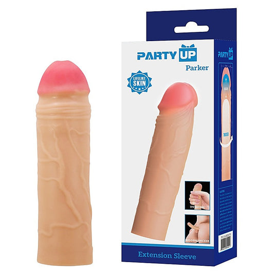 Party Up PARKER 2 Inch Penis Extender Sleeve - Penis Sleeves and Extenders