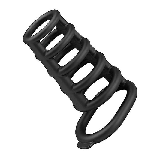 KIM Men's Stretchy Cock Ring Cage by Party Up - Stretchy Cock Rings