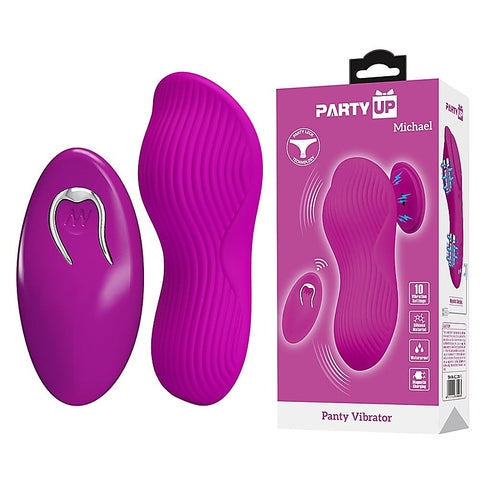 MICHAEL Wireless Remote Control Panty Vibrator by Party Up - Remote Control Vibrators