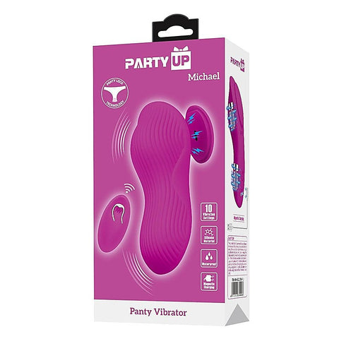 MICHAEL Wireless Remote Control Panty Vibrator by Party Up - Remote Control Vibrators