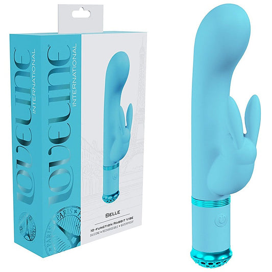 Shots Toys LOVELINE Belle USB Rechargeable Rabbit VIbrator - Rabbit Vibrators