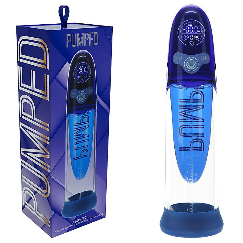 Shots Toys PUMPED AI-Enabled Submersible Auto Penis Pump - Penis Pumps And Stretchers