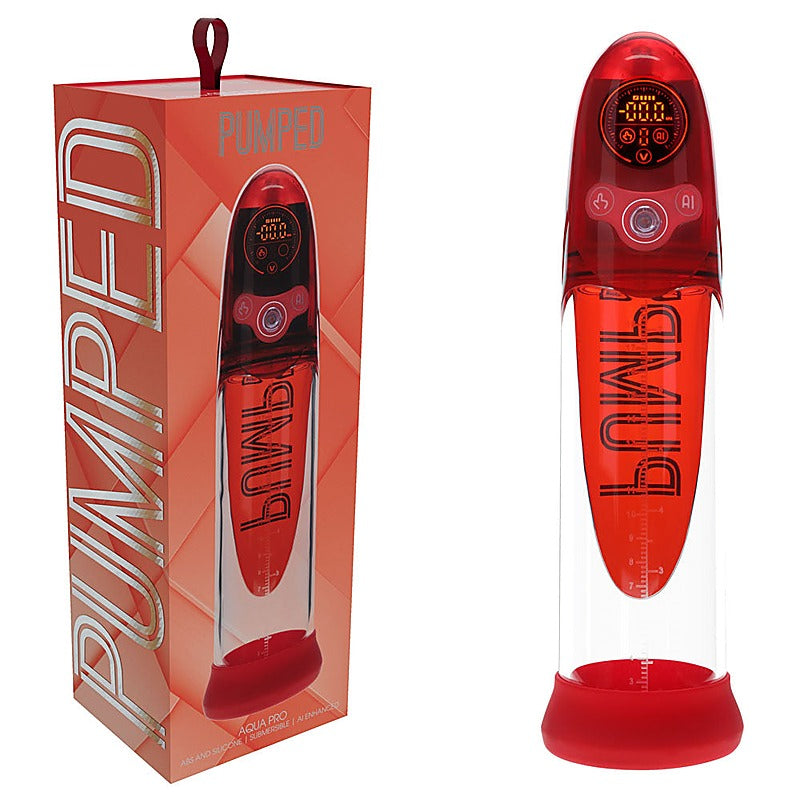 Shots Toys PUMPED AI-Enabled Submersible Auto Penis Pump - Penis Pumps And Stretchers