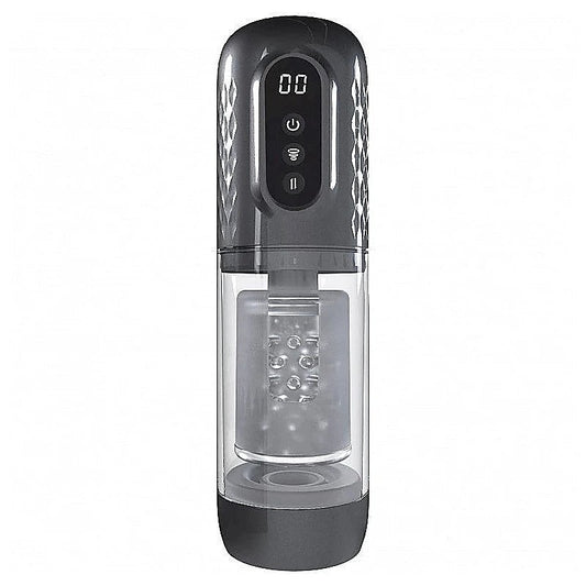Shots Toys PUMPED Vortex Rotating and Thrusting Masturbator - Masturbators and Strokers