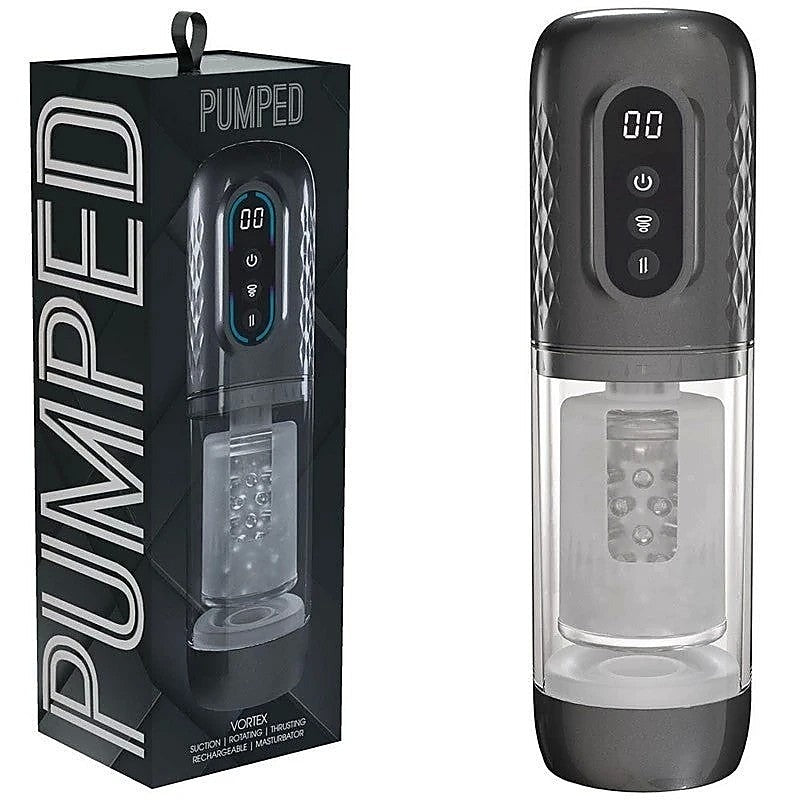 PUMPED Vortex Rotating and Thrusting Masturbator - Masturbators and Strokers