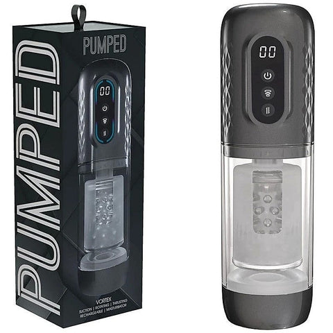 PUMPED Vortex Rotating and Thrusting Masturbator - Masturbators and Strokers