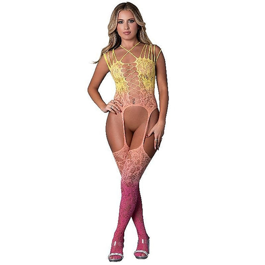 Exposed Lingerie Womens Sunrise Body Stocking OS - Body Stockings