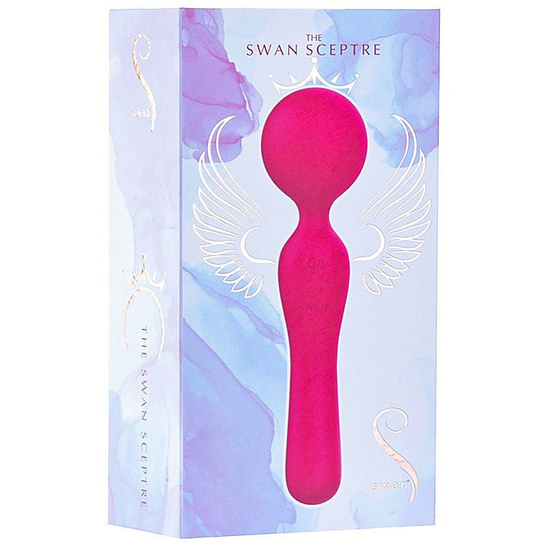 Swan Sceptre Dual Use Vibrating Body Wand Massager - Body Wands
