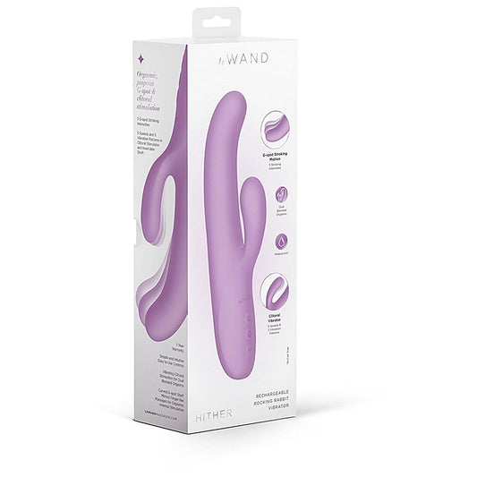 Le Wand Hither Rechargeable Rocking Rabbit Vibrator - Rabbit Vibrators