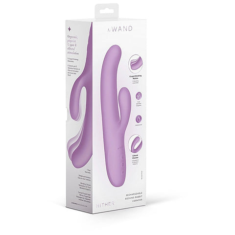 Hither Rechargeable Rocking Rabbit Vibrator by Le Wand - Rabbit Vibrators