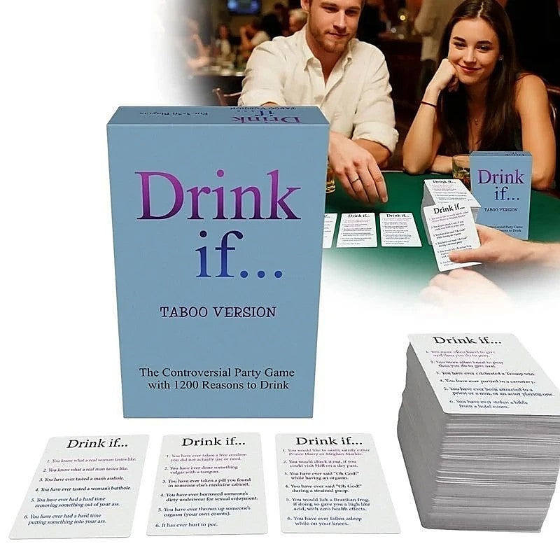 Drink If Taboo Version Adult Party Game by Kheper Games - Sex Games, Coupons and Tricks