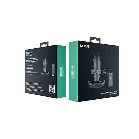Nexus BEAT Rechargeable Thumping Butt Plug by Nexus - Butt Plugs