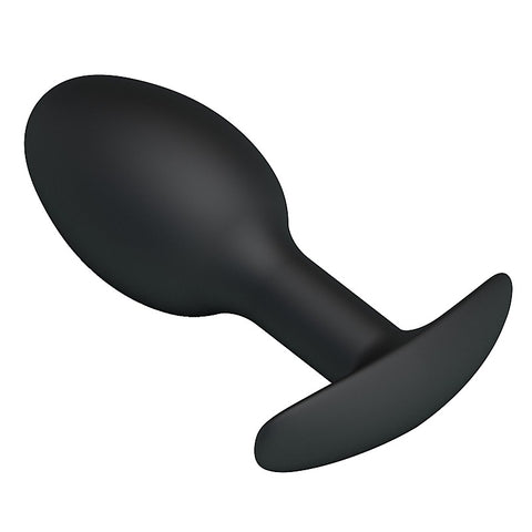 Pretty Love Silicone Anal Balls Butt Plug Black - Butt Plugs