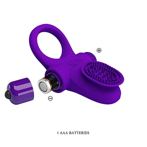 Pretty Love 10 Functions Silicone Vibrant Penis Ring II - Vibrating Cock Rings