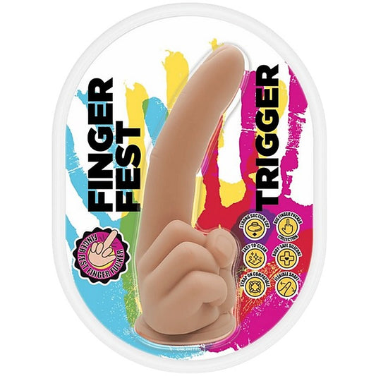 Hott Products Trigger Finger Shape Realistic Dong - Realistic Dildos