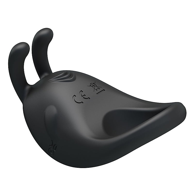 Pretty Love Rechargeable Rabbit Vibrator Cockring by Baile - Vibrating Cock Rings