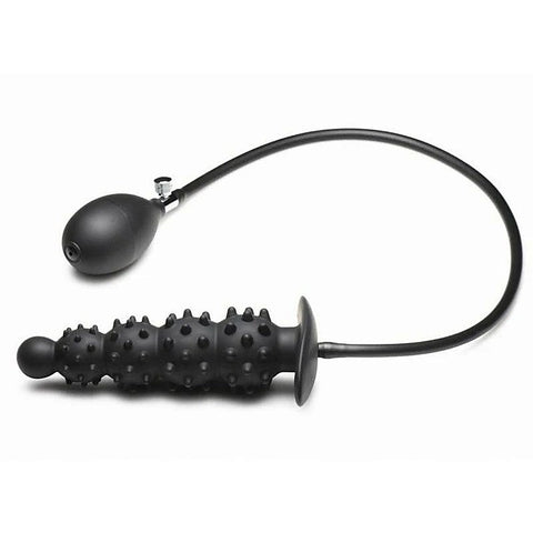 Ribbed Textured Inflatable Anal Plug by BDStyle - Butt Plugs