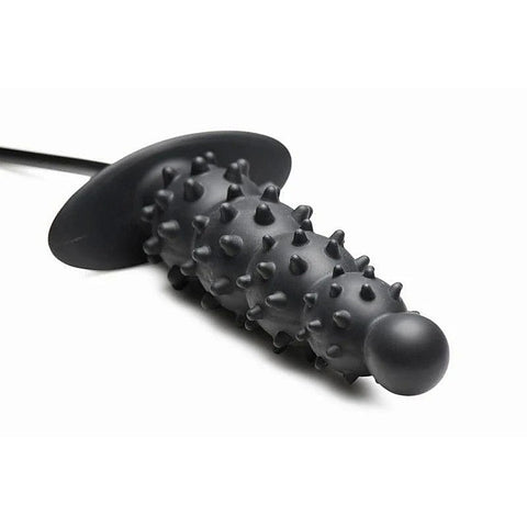 Ribbed Textured Inflatable Anal Plug by BDStyle - Butt Plugs