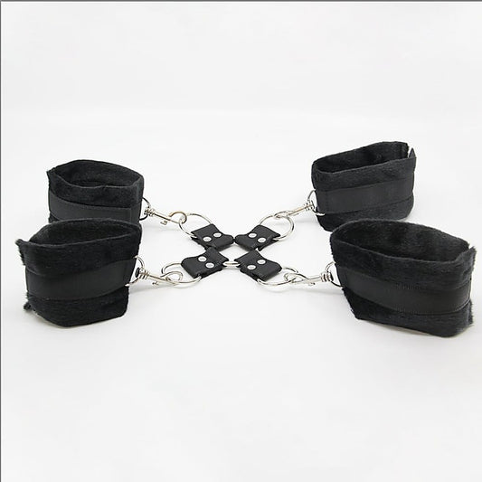 Berlin Baby Soft Furry BDSM Hog Tie Shackle