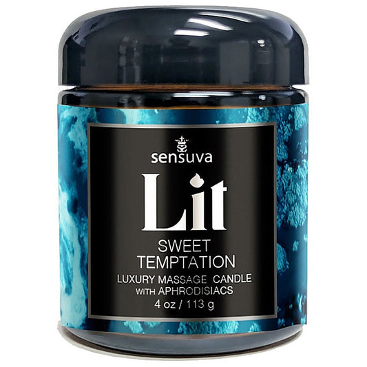 Sensuva On Lit Sweet Temptation Luxury Massage Candle 118ml - Sex Pheromones and Perfumes