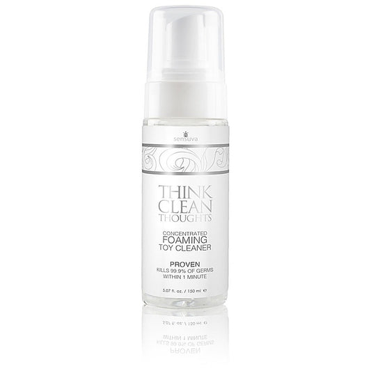Sensuva On Think Clean Thoughts Foaming Toy Cleaner 150ml - Adult Toy Cleaner