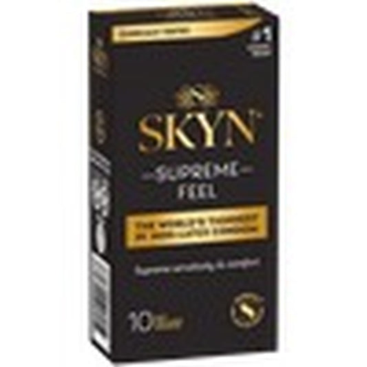 Ansell Supreme Feel 10's Soft and Non Latex Condoms - Condoms